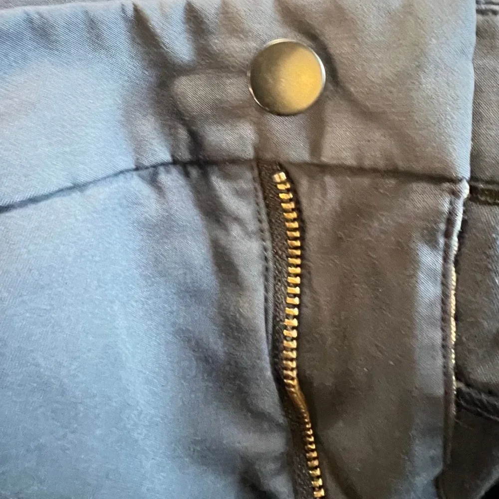 Lululemon Mens Shorts Size 34 Navy Casual Chino‎ Style Zip Fly